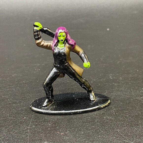 Nano Metalfigs Disney Guardians of the Galaxy Gamora Die Cast Figure Jadatoys - Picture 3 of 10